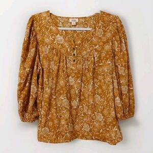 a.n.a A New Approach pullover floral top size large